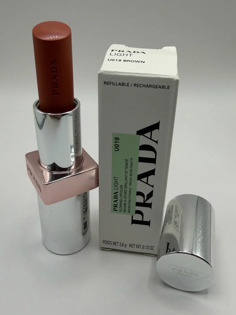 Prada Lipstick — Warm Coral Nude